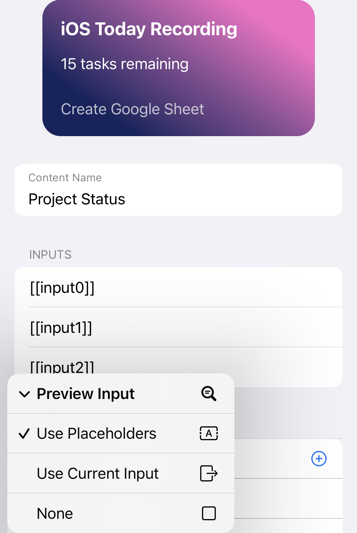 Focus Mode Filters Setup for Pushcut